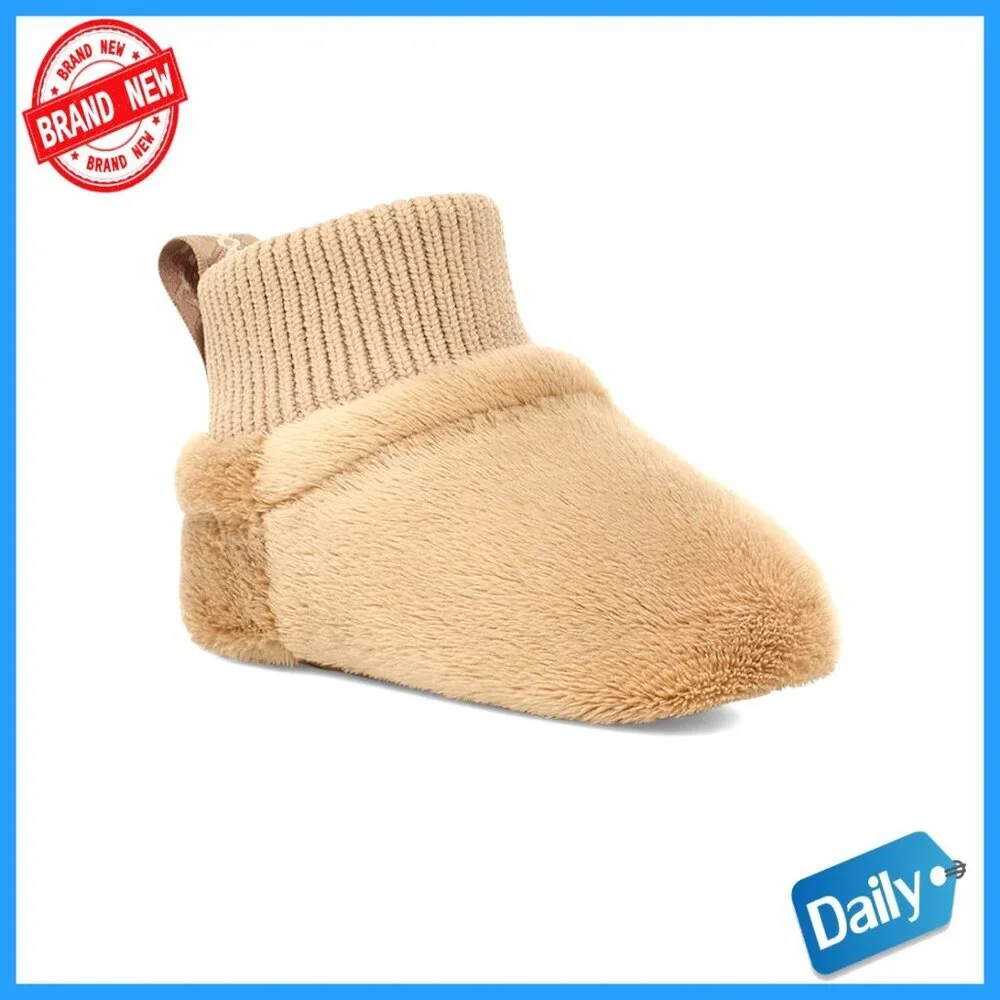 Cozy Fleece Pre-Walker Boots with Slip-Resistant Sole